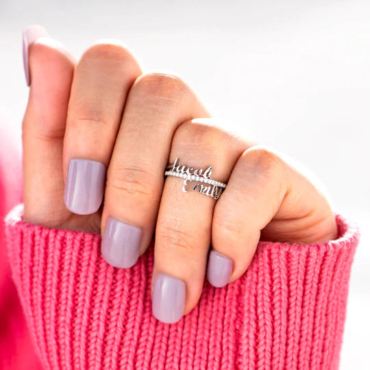 ANEL PERSONALIZADO COM NOMES - loja dália