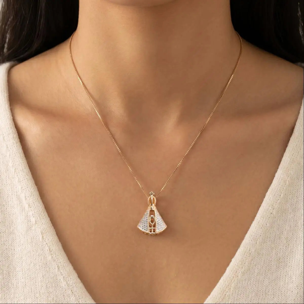 Colar Nossa Senhora Aparecida – Fé e Proteção