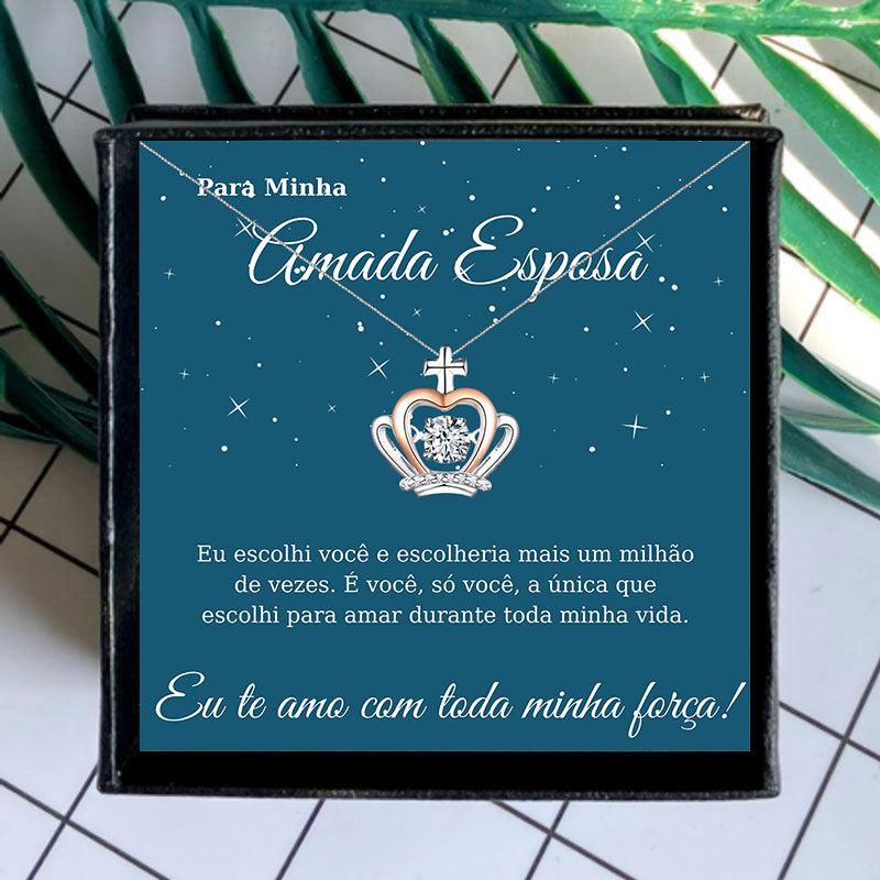 Colar Rainha - Amada Esposa - loja dália