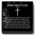 PARA MEU FILHO - COLAR EM CRUZ™ - loja dália