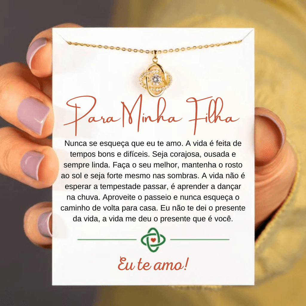 PARA MINHA FILHA - COLAR PRECIOSA - loja dália