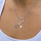 Colar Estetoscópio do Amor Personalizado