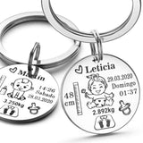 Colar e Chaveiro Artesanal - Mamãe do Bebê