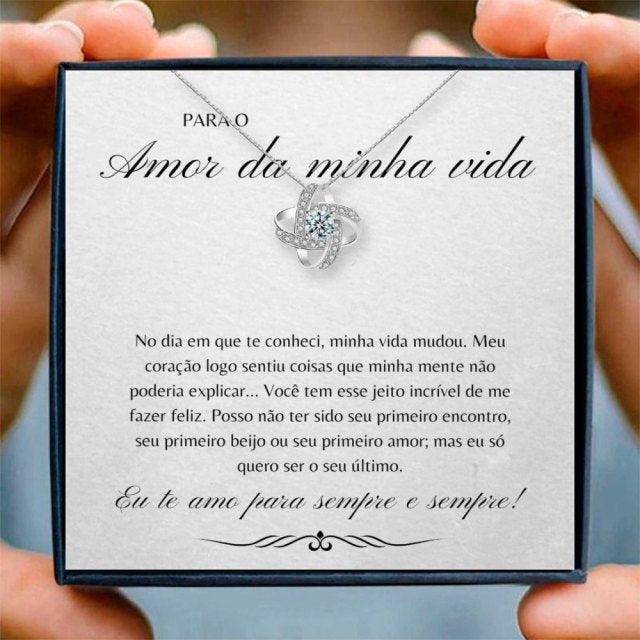 PARA MEU AMOR - COLAR INFINITO AMOR - loja dália